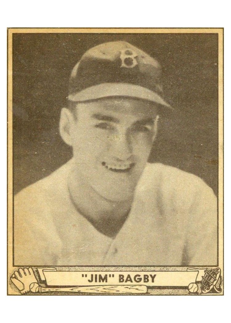1940 Play Ball Jim Bagby #32 card