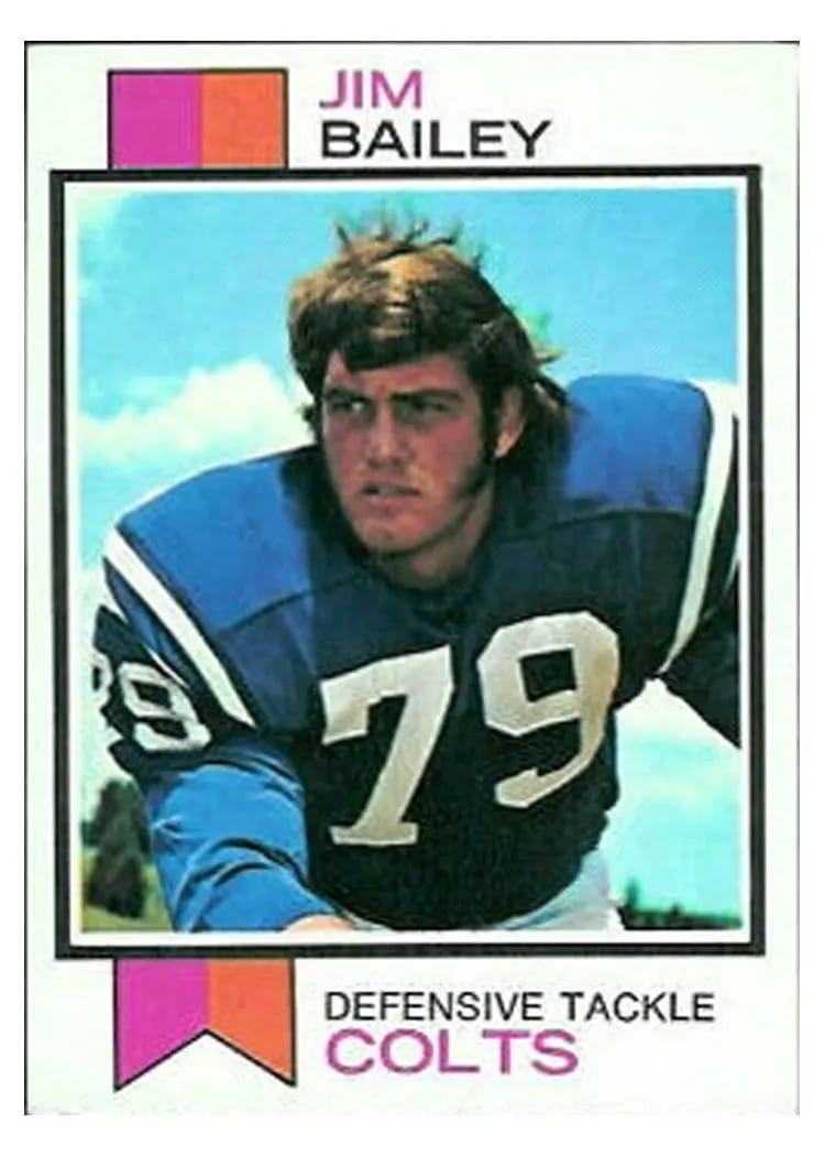 1973 Topps Jim Bailey #177 card