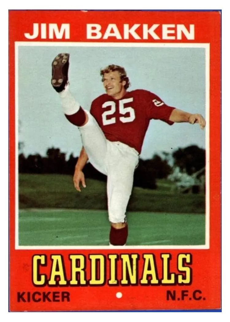 1974 Wonder Bread Jim Bakken #1 card