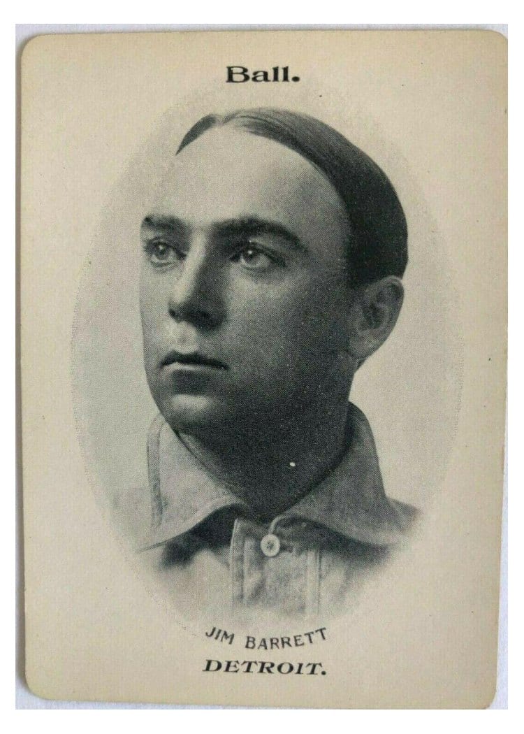 1906 Fan Craze AL Jim Barrett card