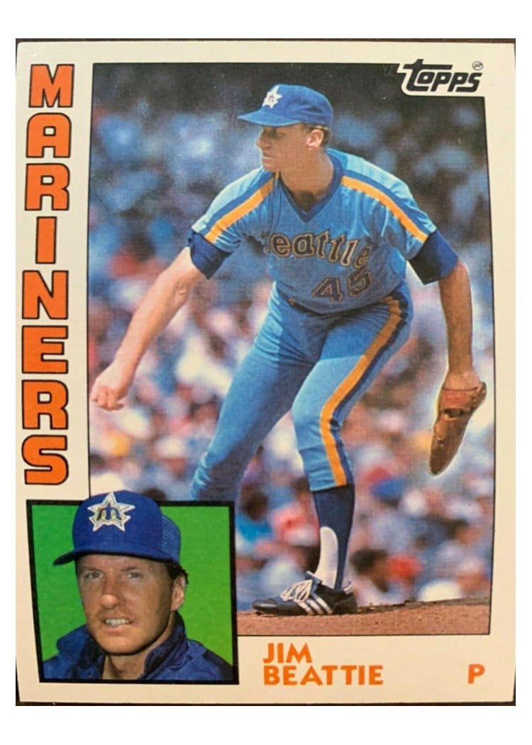 1984 Topps Jim Beattie #288 card