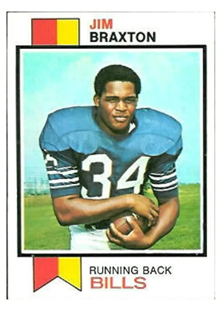 1973 Topps Jim Braxton #154 card