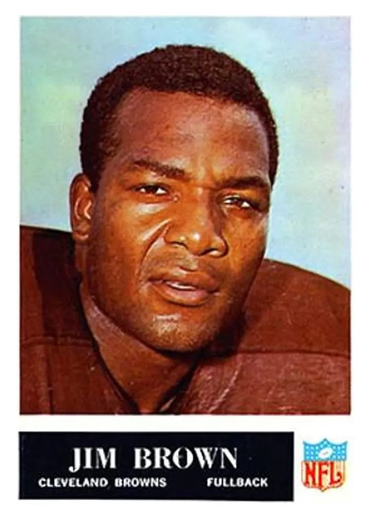 1965 Philadelphia Jim Brown #31 card