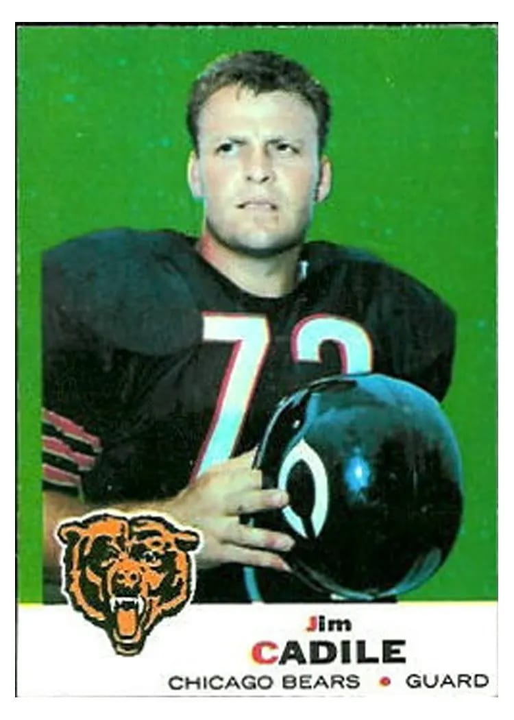 1969 Topps Jim Cadile #3 card