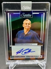 2025-26 Panini Signature Series Baseline Generals Jim Calhoun #10 card