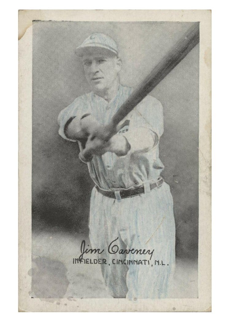 1922 Exhibits Jim Caveney card