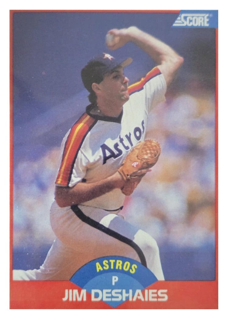 1989 Score Jim Deshaies #546 card