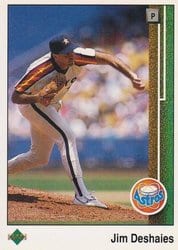 1989 Upper Deck Base Set Jim Deshaies #76 card
