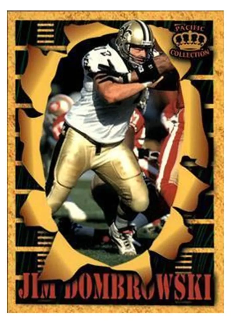 1996 Pacific Invincible Smash Mouth Jim Dombrowski #SM109 card