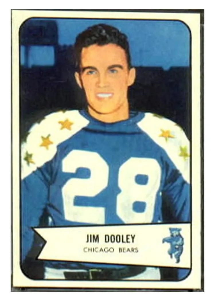 1954 Bowman Jim Dooley #121 card