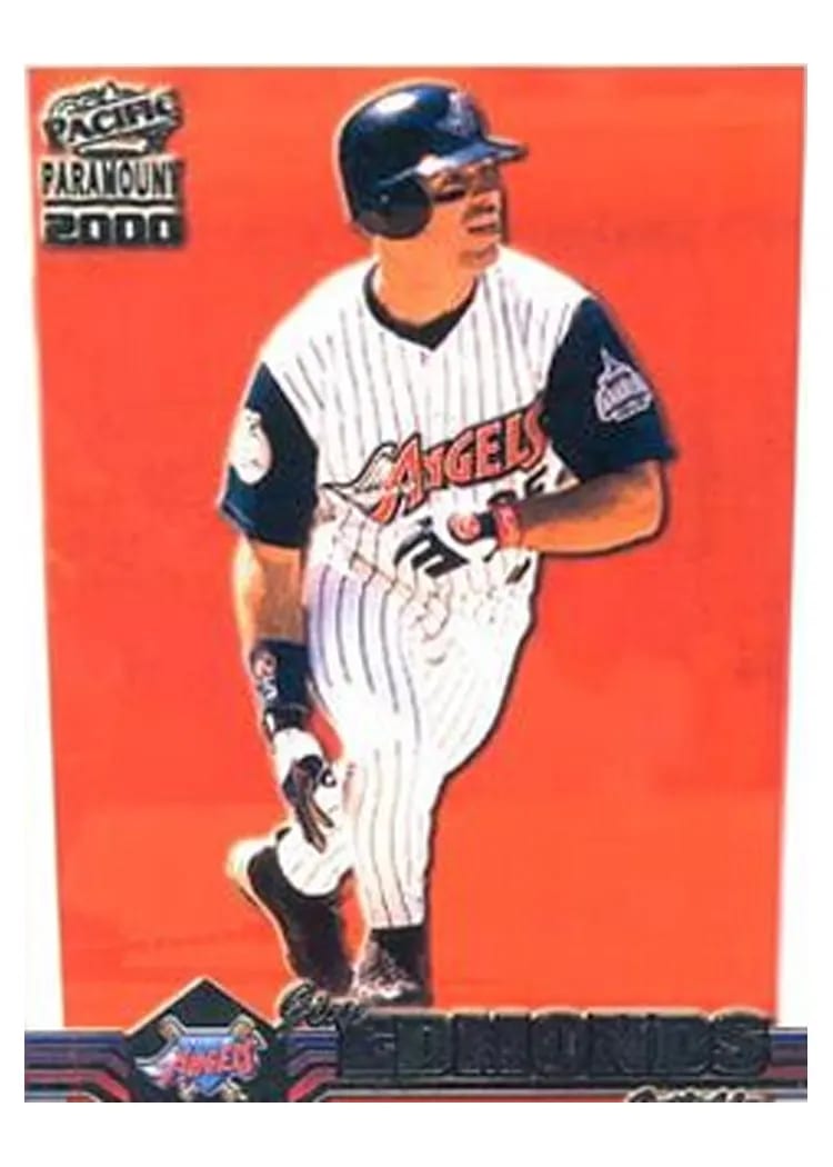2000 Pacific Paramount Jim Edmonds #2 card