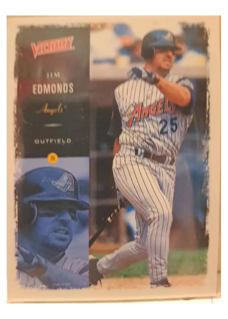 2000 Upper Deck Victory Jim Edmonds #10 card