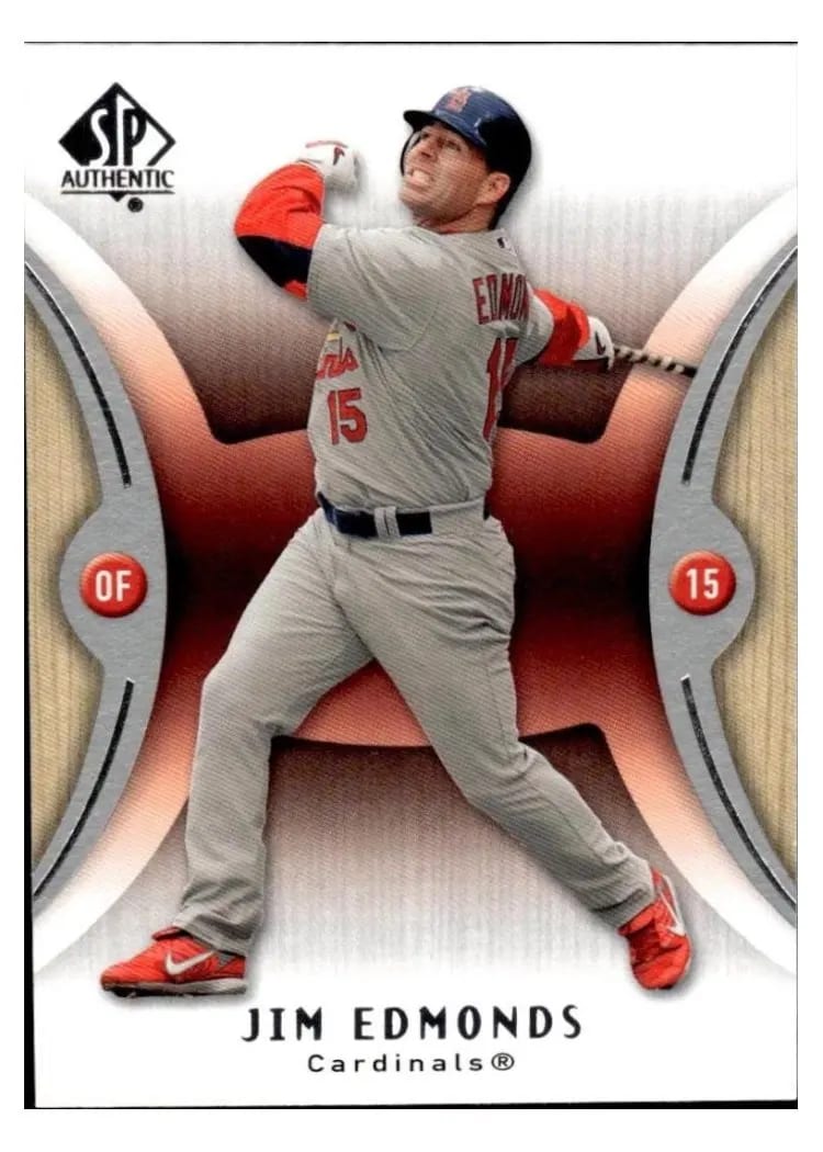 2007 SP Authentic Jim Edmonds #48 card