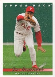1993 Upper Deck Base Set Jim Eisenreich #800 card