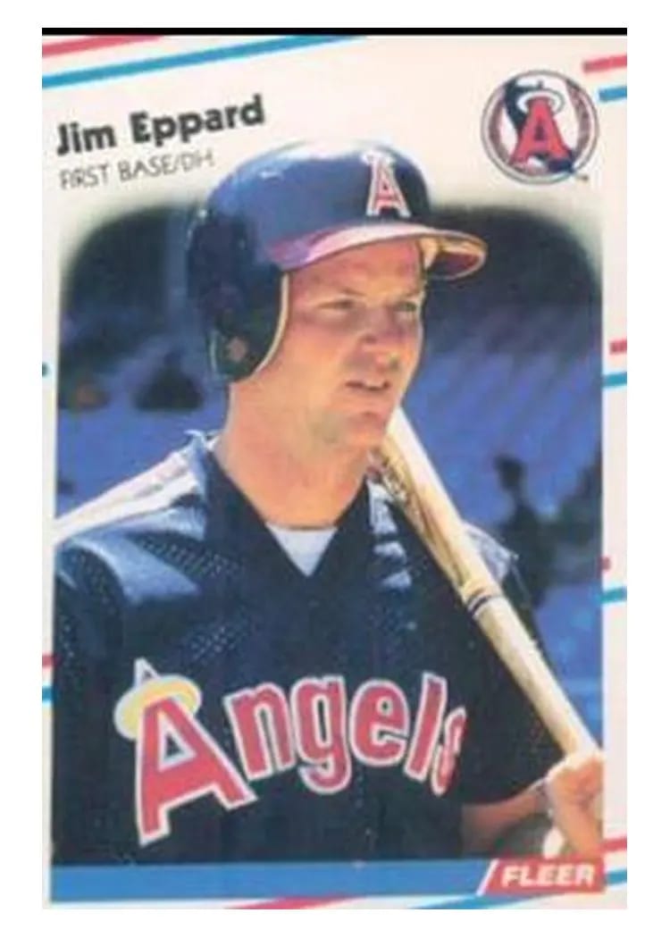 1988 Fleer Update Jim Eppard #U-13 card