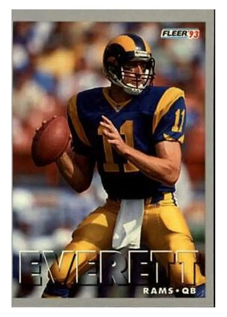 1993 Fleer Jim Everett #98 card