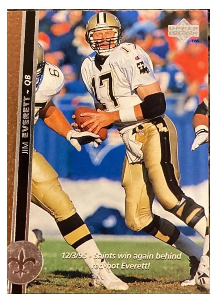 1996 Upper Deck Jim Everett #79 card