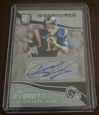 2021 Panini Chronicles Totally Certified Signatures Jim Everett #TCS-JEV card