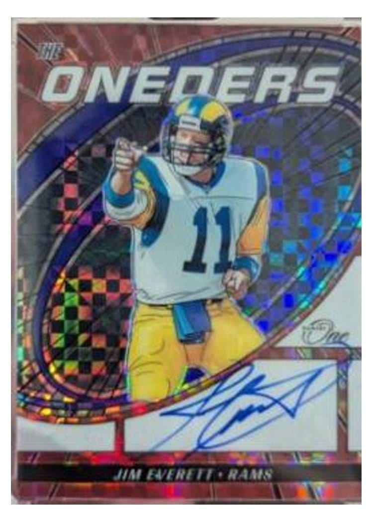 2023 Panini One The Oneders Autographs Jim Everett #359 card