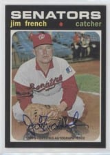 2020 Topps Heritage Real One Autographs Jim French #ROA-JF card