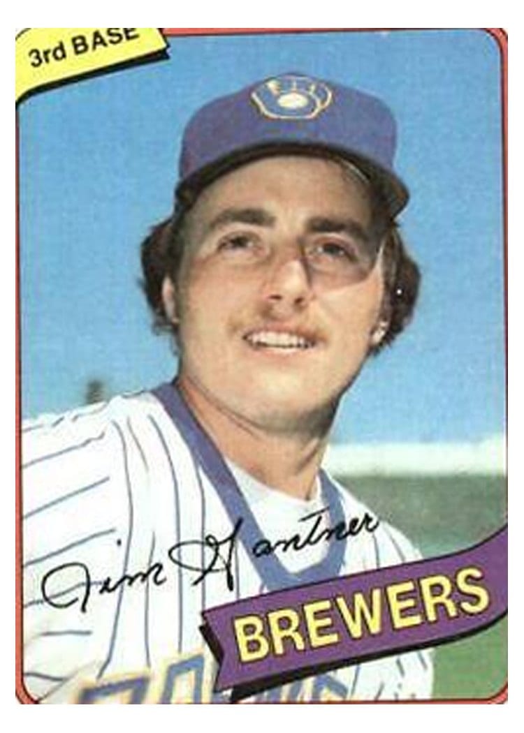 1980 Topps Jim Gantner #374 card