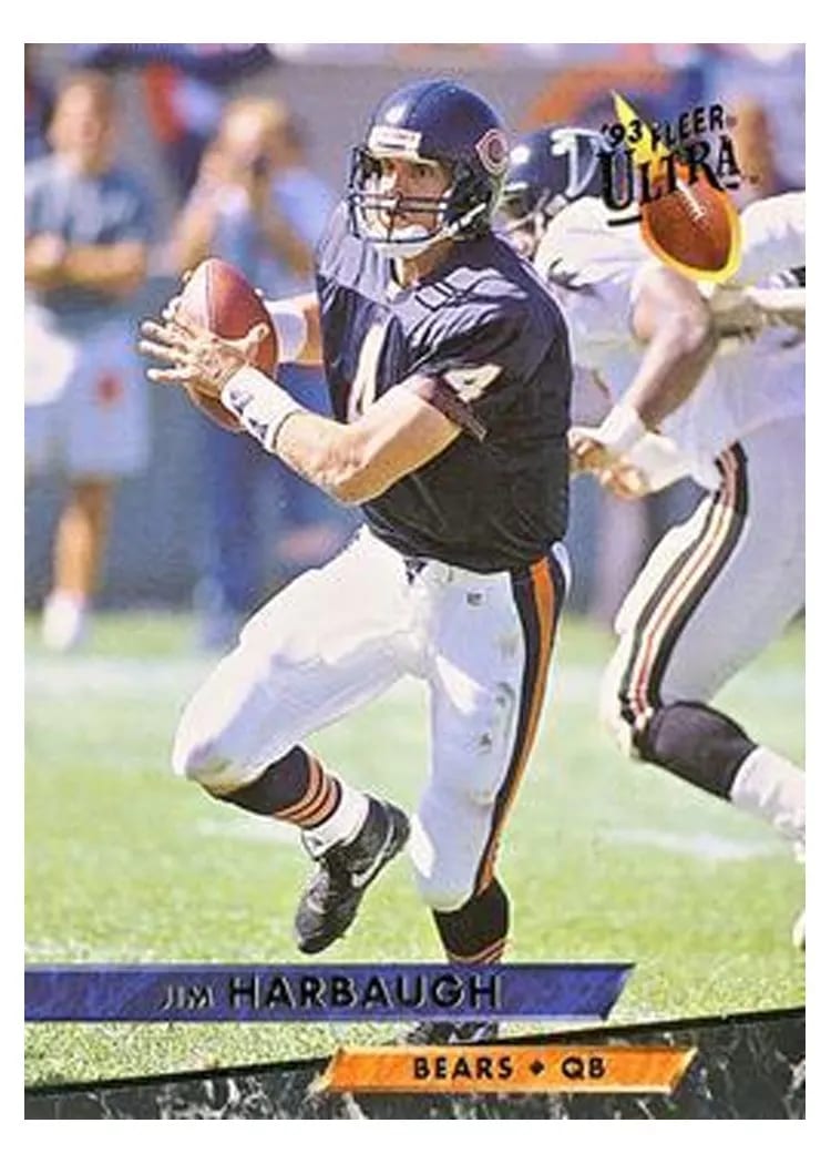 1993 Ultra Jim Harbaugh #45 card