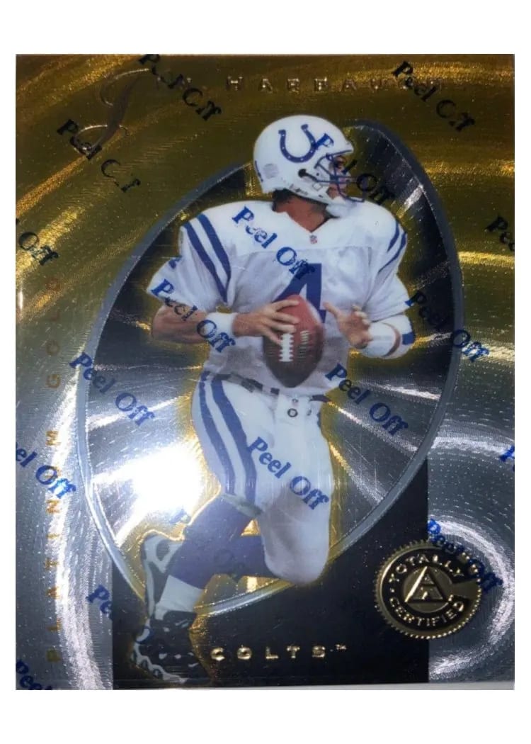 1997 Pinnacle Totally Certified Jim Harbaugh #36 card