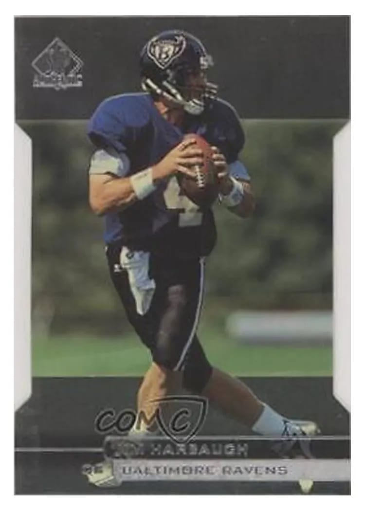 1998 SP Authentic Jim Harbaugh #48 card