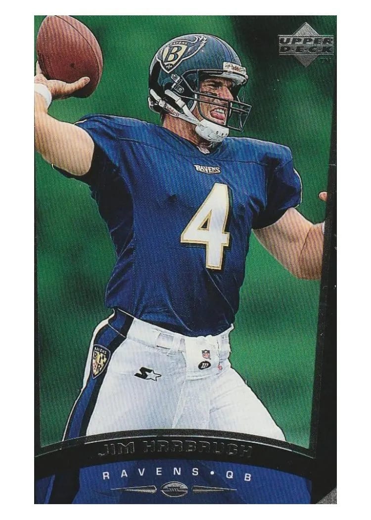 1998 Upper Deck Jim Harbaugh #56 card