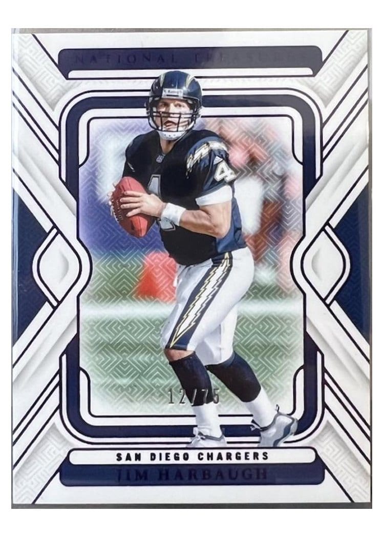 2024 Panini National Treasures Base Set Jim Harbaugh #57 card