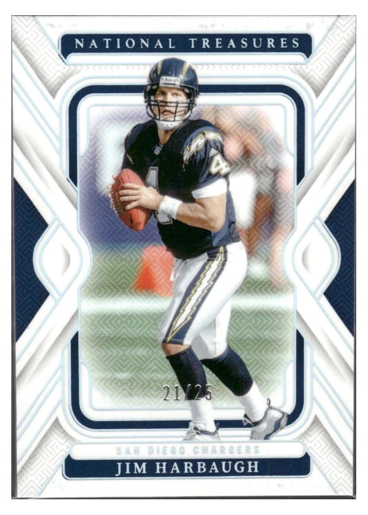 2024 Panini National Treasures Base Set Jim Harbaugh #57 card
