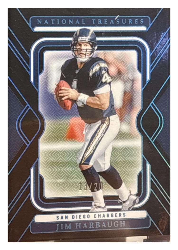 2024 Panini National Treasures Base Set Jim Harbaugh #57 card