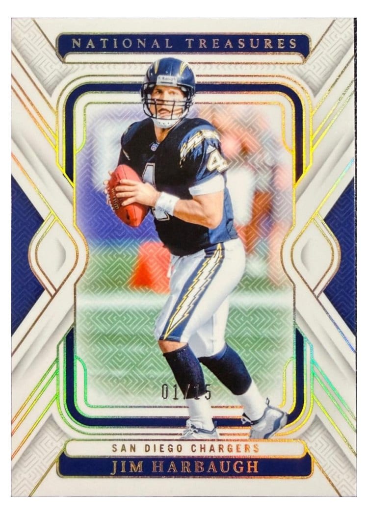 2024 Panini National Treasures Base Set Jim Harbaugh #57 card