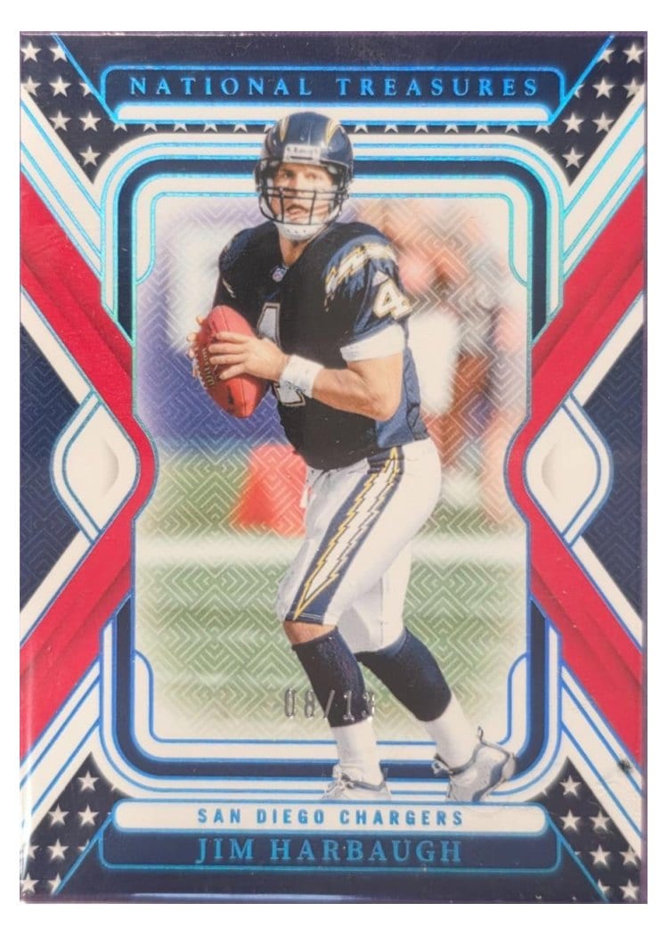 2024 Panini National Treasures Base Set Jim Harbaugh #57 card