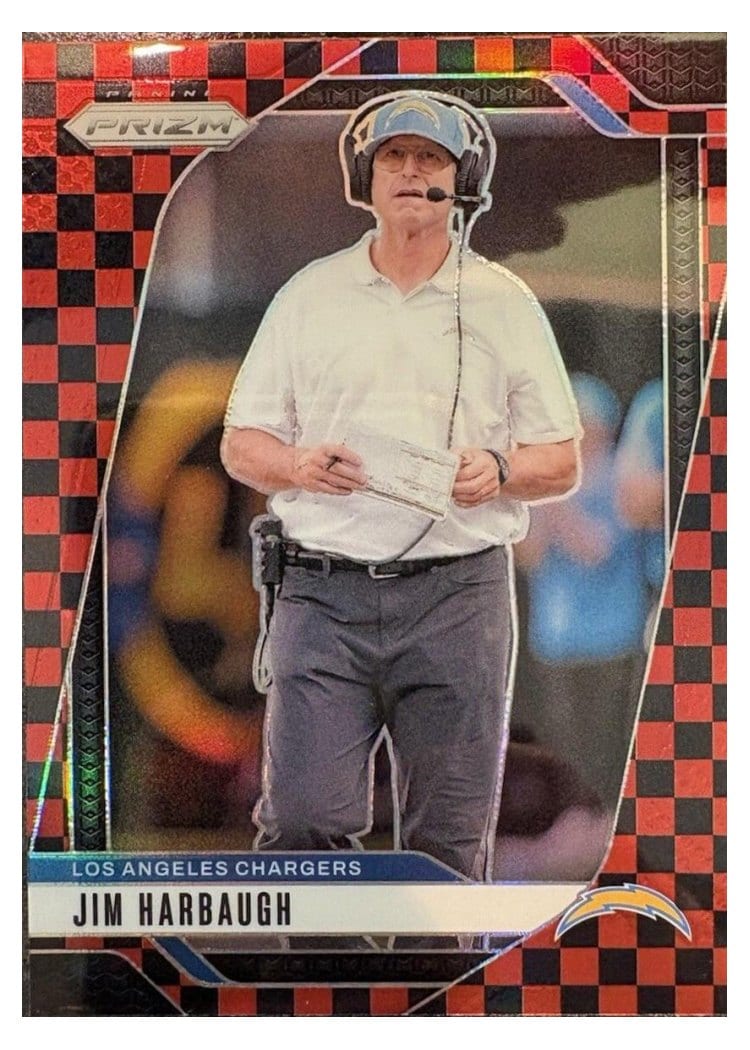 2024 Panini Prizm Base Set Jim Harbaugh #163 card