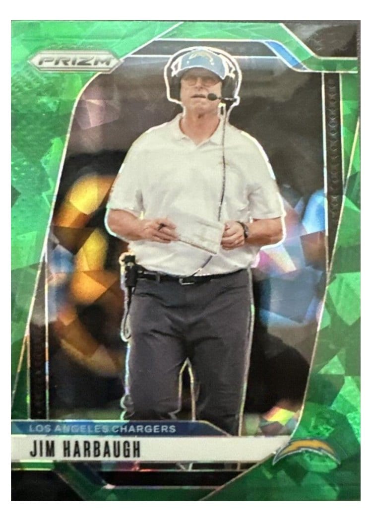 2024 Panini Prizm Base Set Jim Harbaugh #163 card