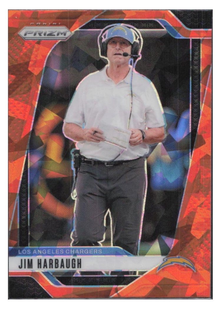 2024 Panini Prizm Base Set Jim Harbaugh #163 card