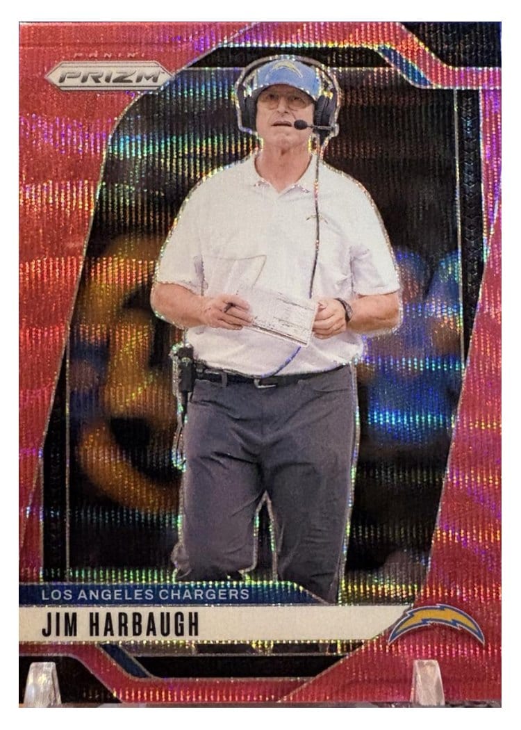 2024 Panini Prizm Base Set Jim Harbaugh #163 card