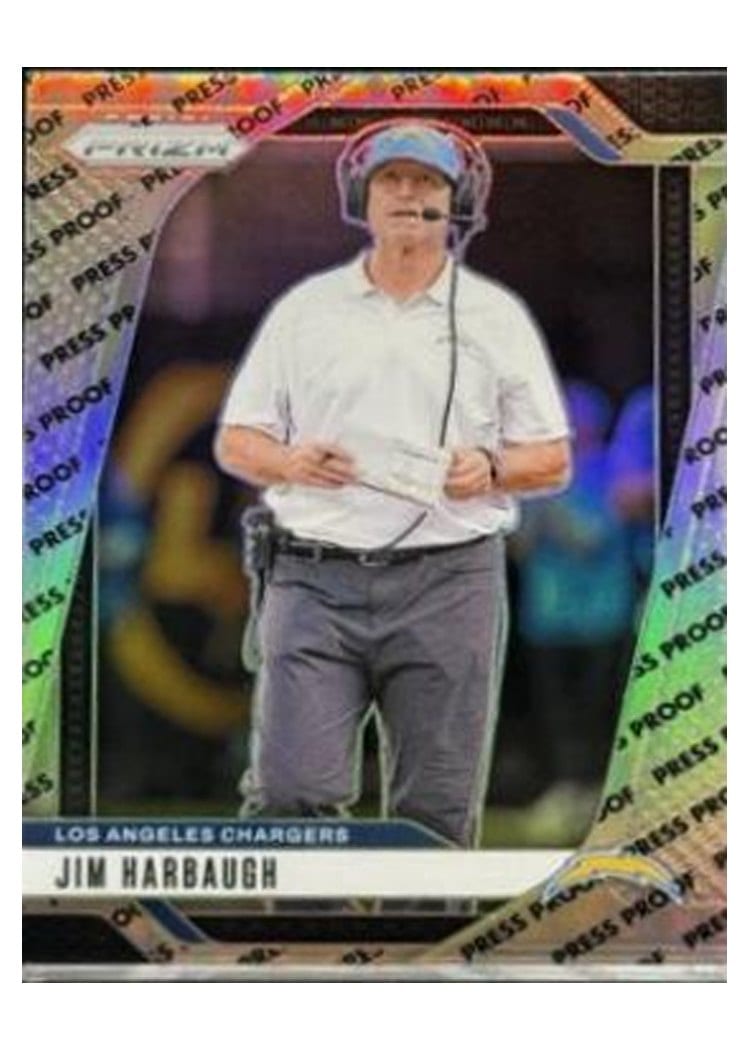 2024 Panini Prizm Base Set Jim Harbaugh #163 card