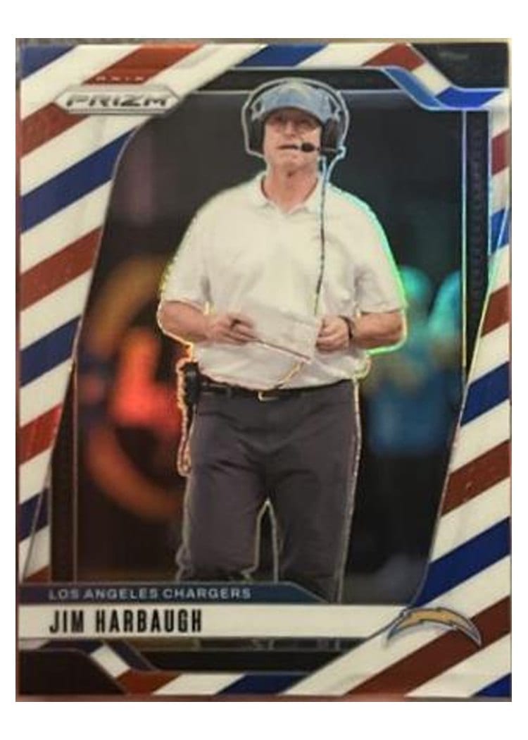 2024 Panini Prizm Base Set Jim Harbaugh #163 card