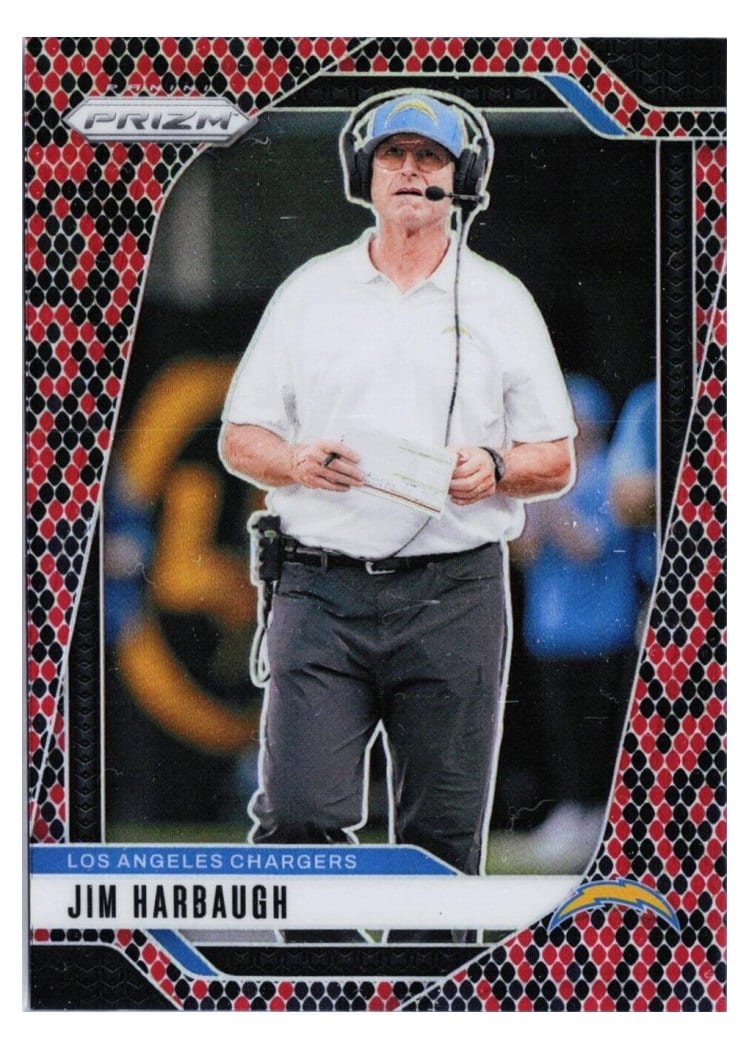 2024 Panini Prizm Base Set Jim Harbaugh #163 card