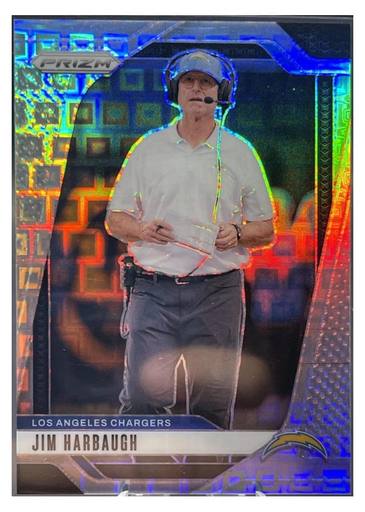 2024 Panini Prizm Base Set Jim Harbaugh #163 card