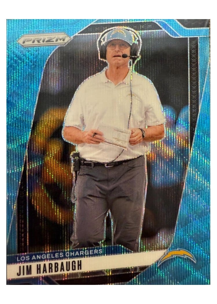 2024 Panini Prizm Base Set Jim Harbaugh #163 card