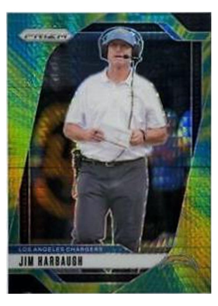 2024 Panini Prizm Base Set Jim Harbaugh #163 card