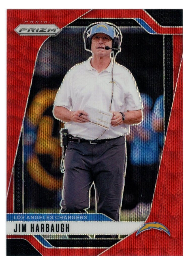 2024 Panini Prizm Base Set Jim Harbaugh #163 card