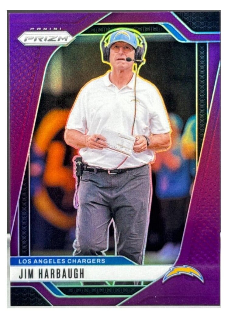 2024 Panini Prizm Base Set Jim Harbaugh #163 card