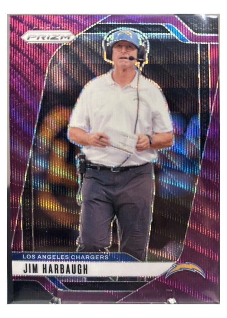 2024 Panini Prizm Base Set Jim Harbaugh #163 card