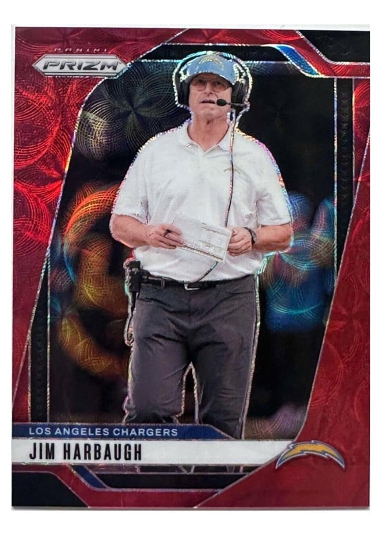 2024 Panini Prizm Base Set Jim Harbaugh #163 card