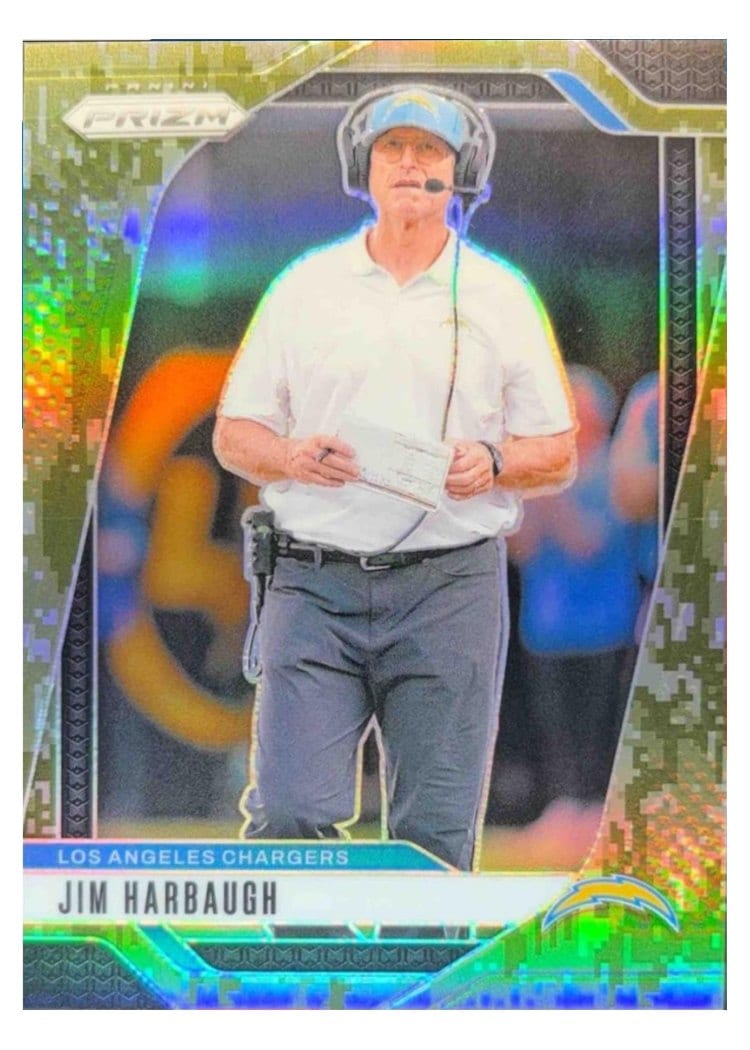 2024 Panini Prizm Base Set Jim Harbaugh #163 card