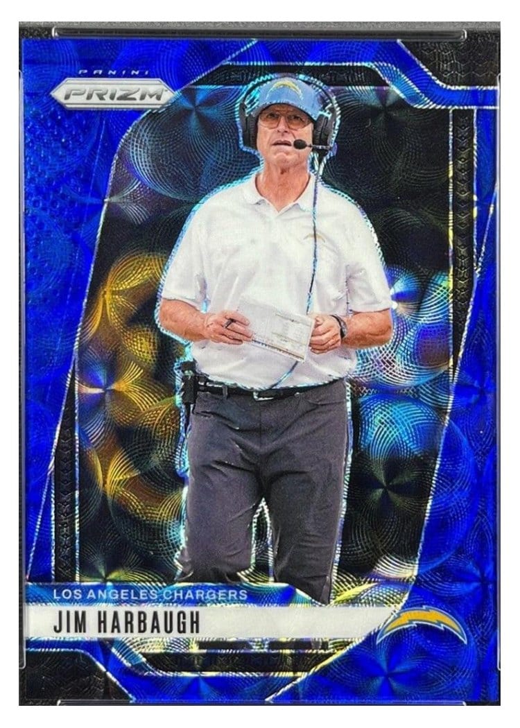 2024 Panini Prizm Base Set Jim Harbaugh #163 card